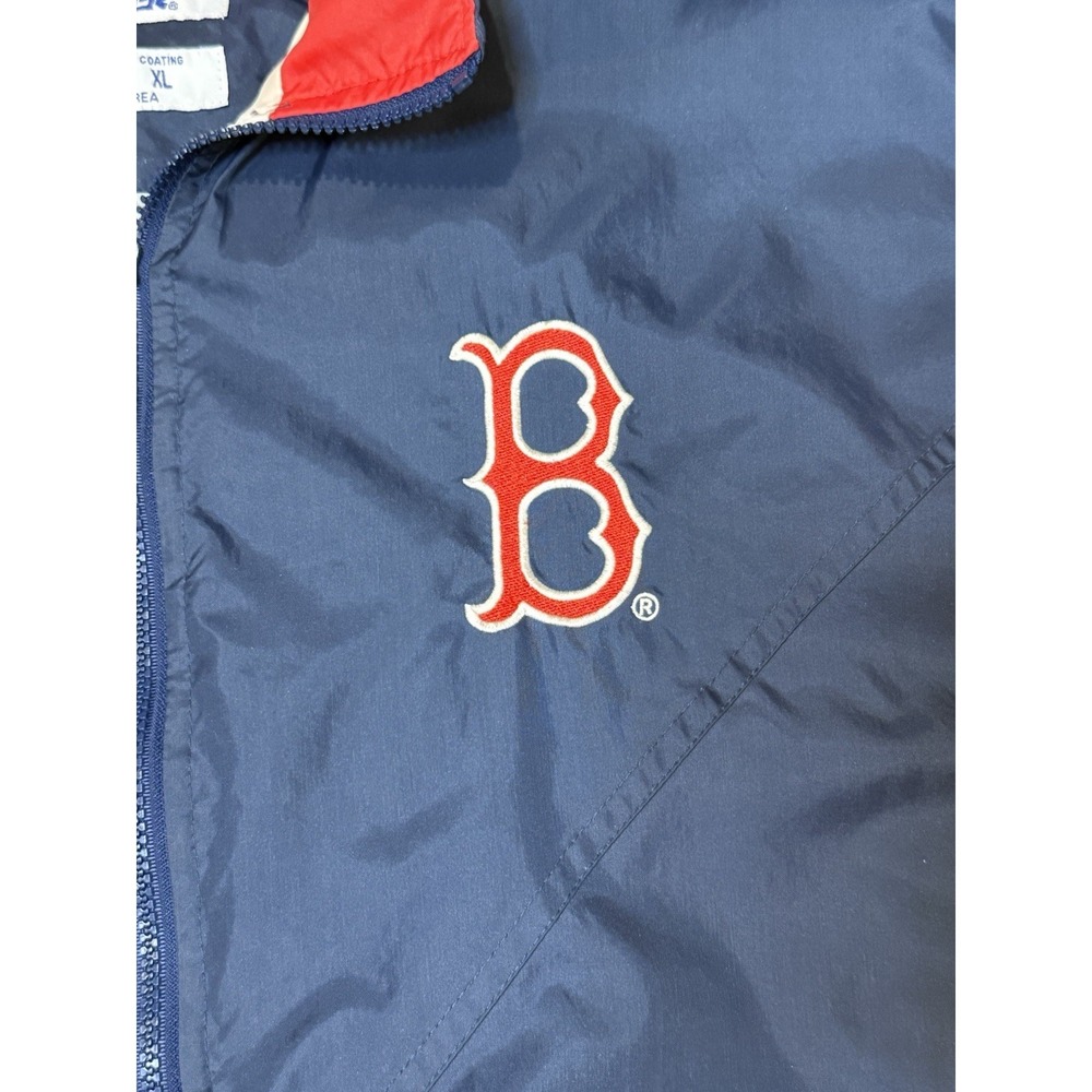 Vintage 90s Boston Red Sox Starter Full Zip Light Weight Windbreaker Jacket XL - Picture 3 of 13